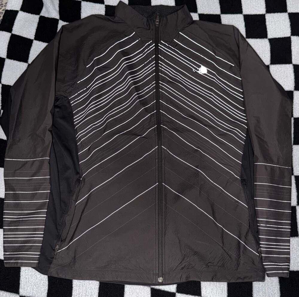 The North Face WindWall Reflective Line Running Jacket Black
